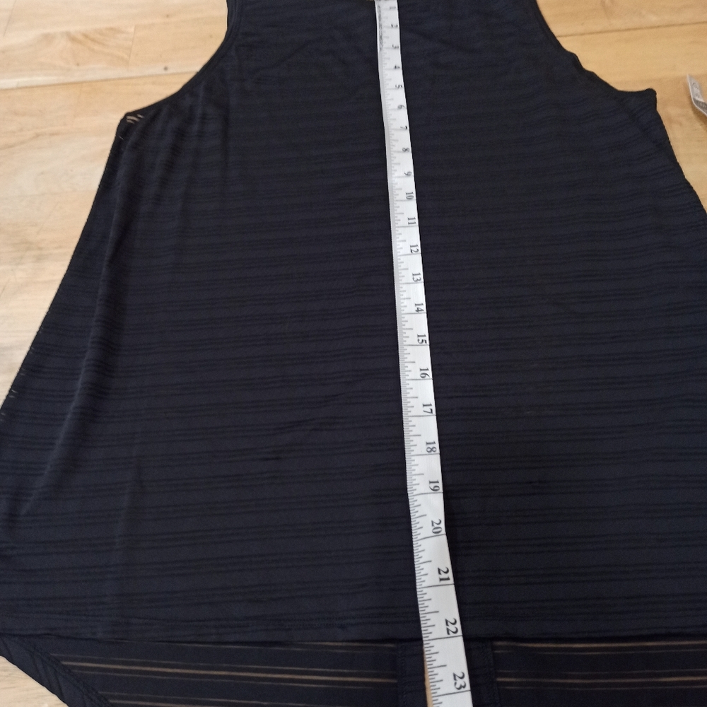 Lululemon Women's Meet Halfway Tank*Striped Black Size 8 - Picture 8 of 16